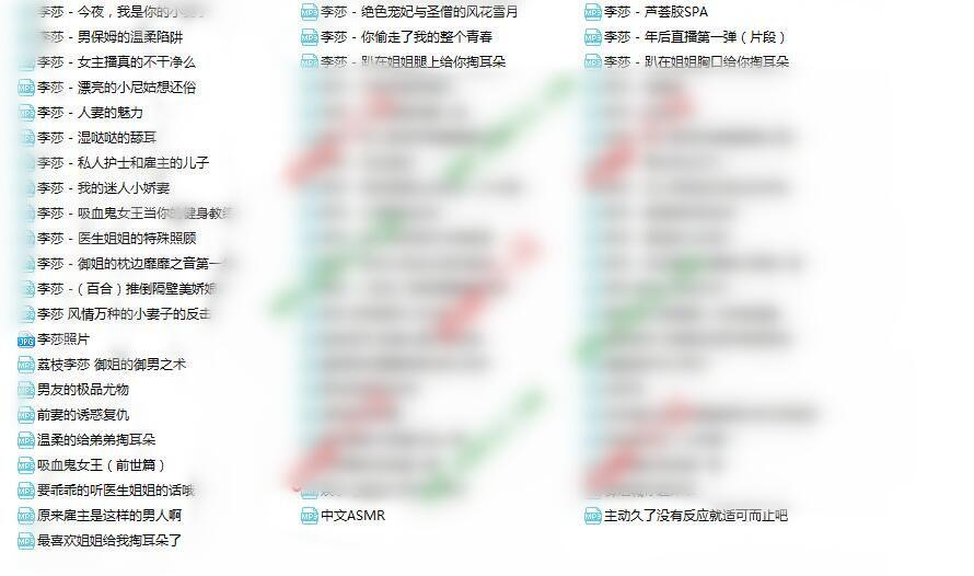 李莎音声137部（3.16G）