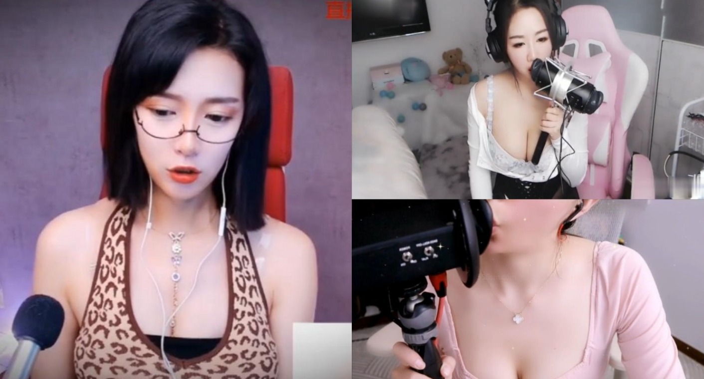 可爱的埋埋ASMR酥X亲吻舔耳+斗鱼主播奈奈酱ASMR - 蕾丝的姐姐+Liang笨笨呀 - 手工