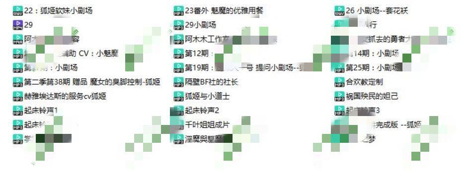 阿木木音声特惠、番外、小剧场等