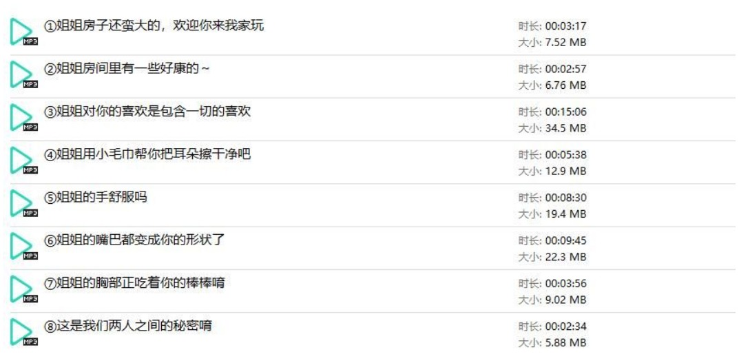 台北姐姐/杰姐不要中文音声资源8部