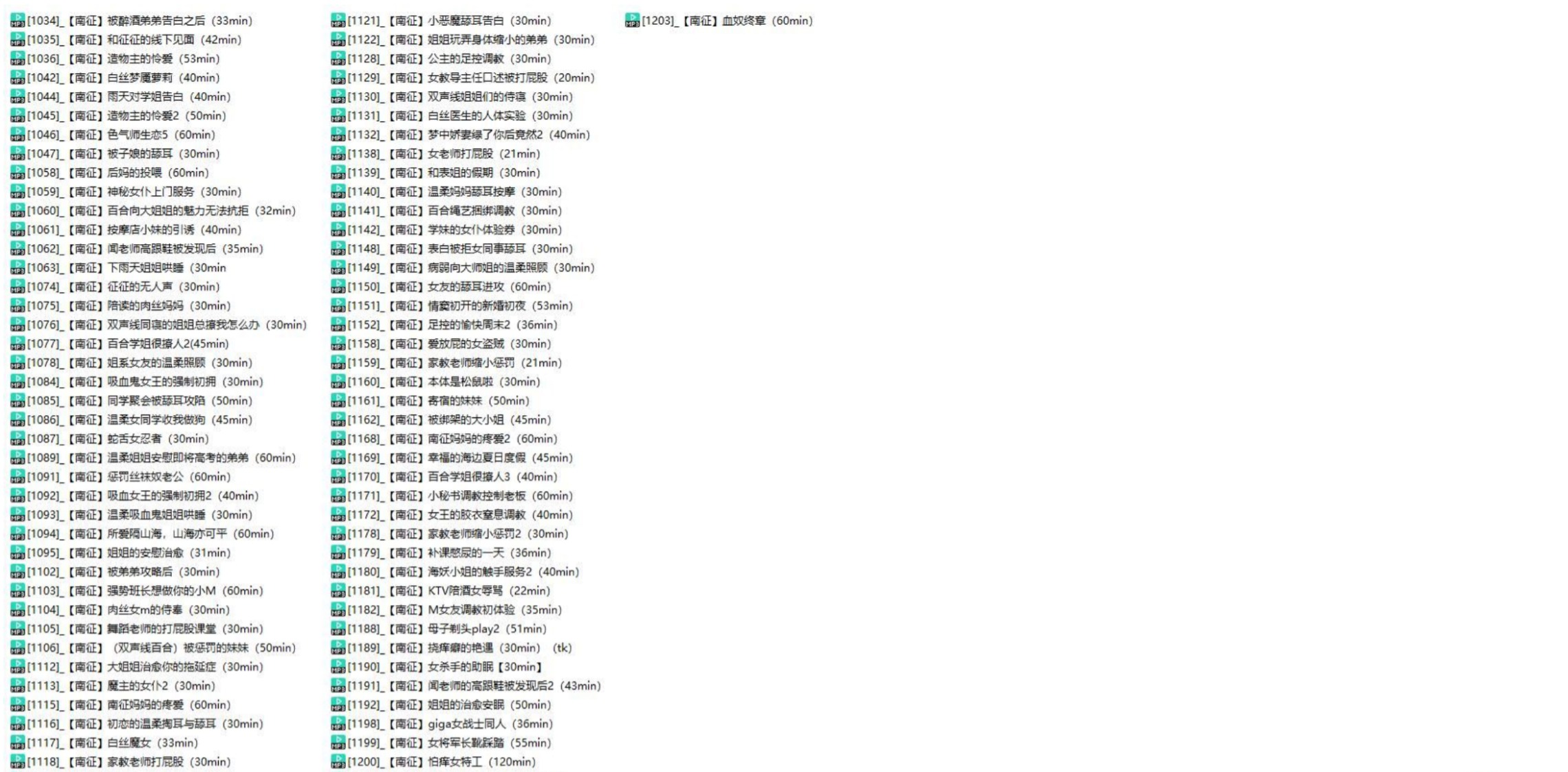 南征/从此更南征ASMR中文音声超大合集福利资源505部