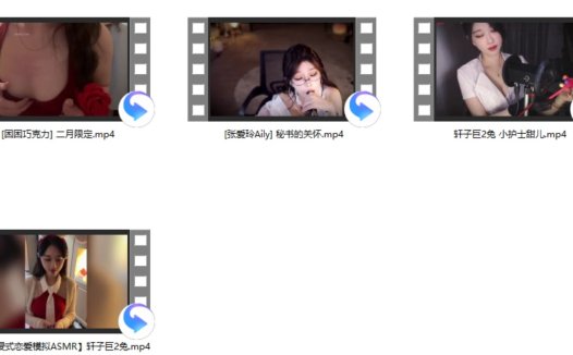 [张爱玲Aily] 秘书的关怀+[困困巧克力] 二月限定+轩子巨2兔 2V