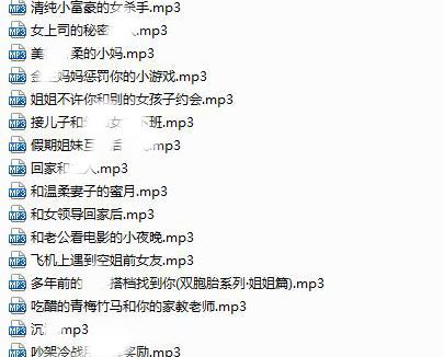 奶斯姐姐音声全集，大小6G