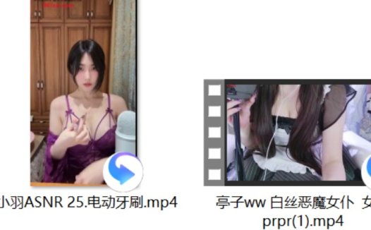亭子ww 白丝恶魔女仆 +女仆prpr+小羽ASNR 25.电动牙刷+玉玉小汤圆儿 更新三(练习版